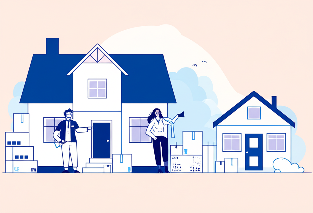Downsizing illustration